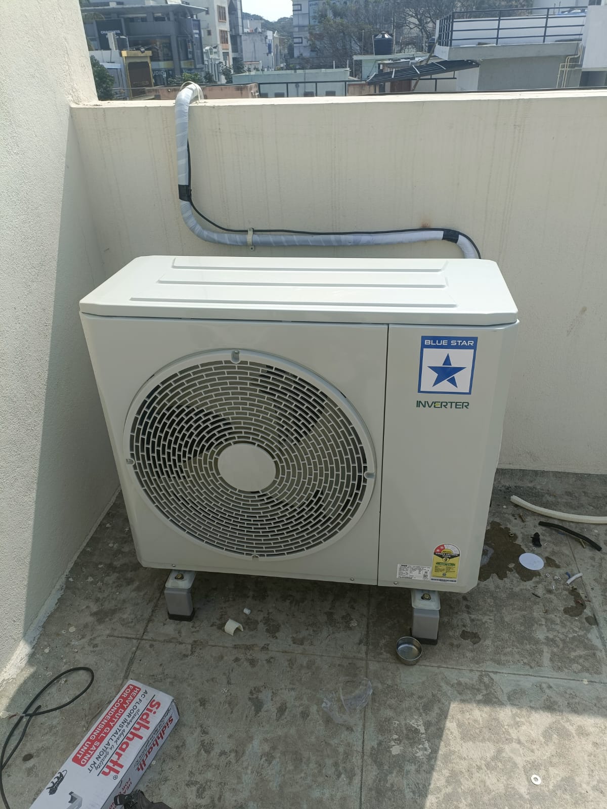 AC Technician Working